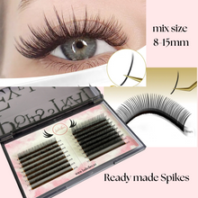 1000 Premade Spike for Wispy lashes  in mix size