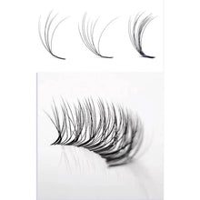 Multilayer lashes for wispy  look lash extensions