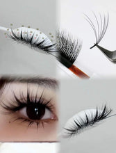 Multilayer lashes for wispy  look lash extensions