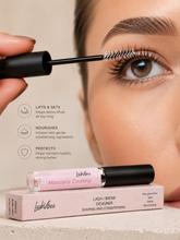 Mascara coating for wispy lash extensions