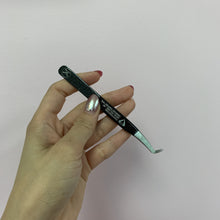 Diamond stone coated Russian Volume Tweezers