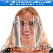 Face shields with Glasses Frame