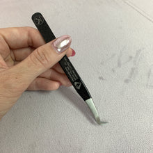 Diamond stone coated Russian Volume Tweezers