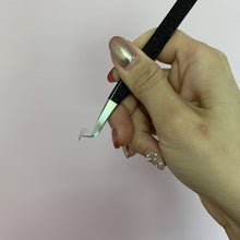 Diamond stone coated Russian Volume Tweezers