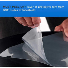 Face shields with Glasses Frame